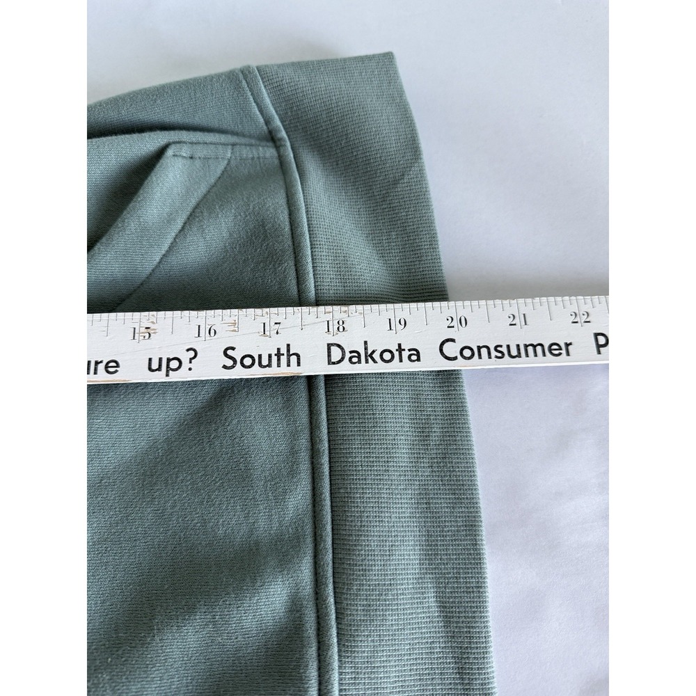 Scuba Oversized Half-Zip Hoodie Crater Blue Gold XS/S W3HTOS EXCELLENT - Picture 6 of 7